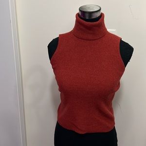 Sarah Spencer Marino Wool Turtleneck Top Size large